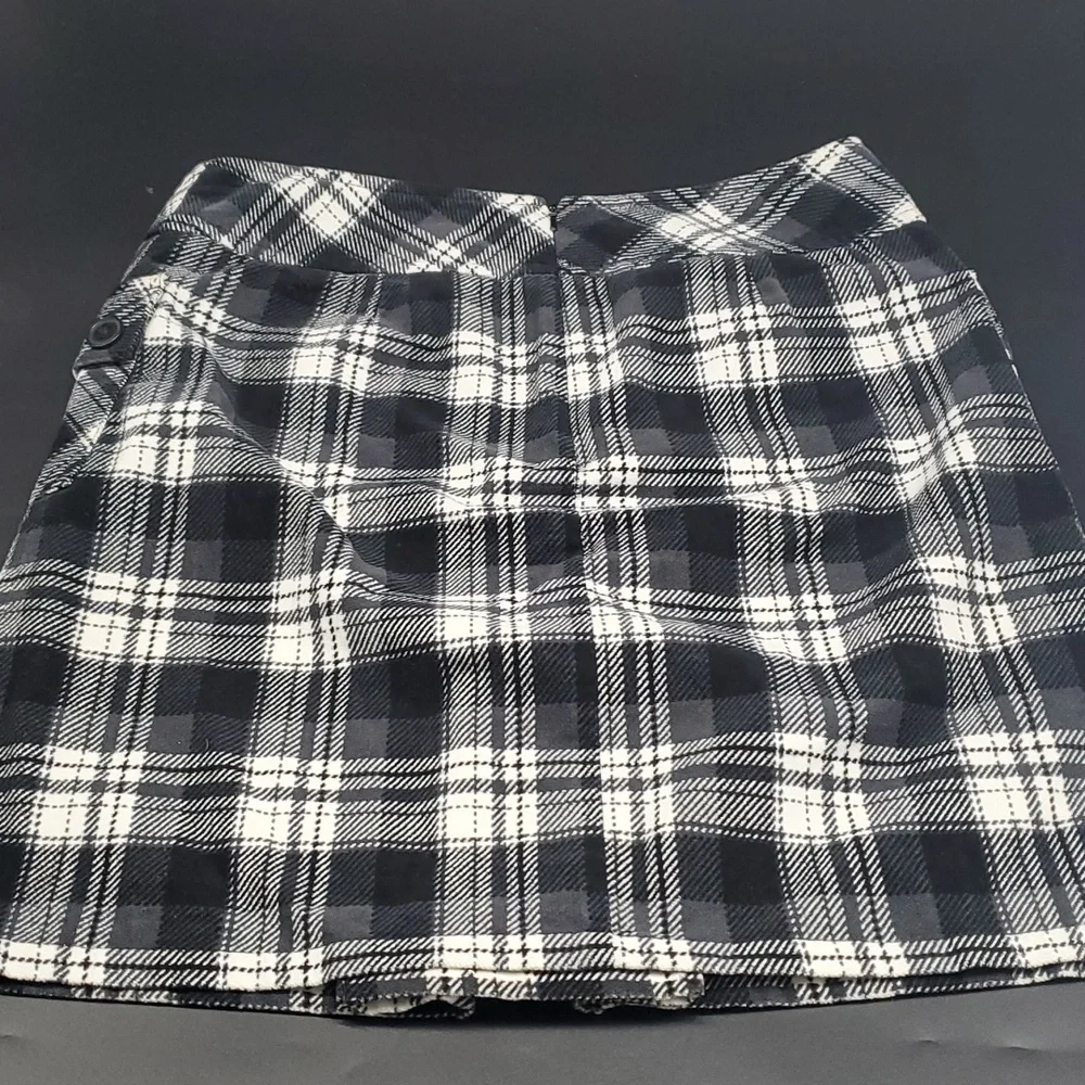 Vintage Ann Taylor Loft Y2K Plaid Skirt Size 2 Petite